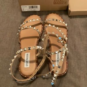 Steve Madden / Travel studded sandals Brand New